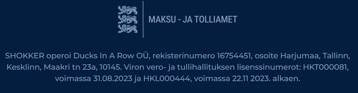 snokker casino operaattori